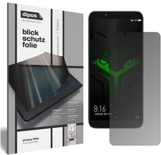 Screen Protector for Xiaomi Black Shark Helo Privacy Filter 4-Way Protection