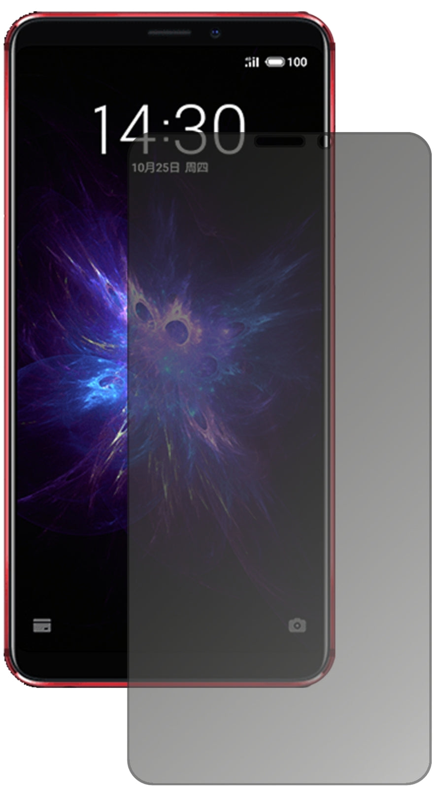 Blickschutzfolie für Meizu Note 8 matt Schutzfolie Privacy