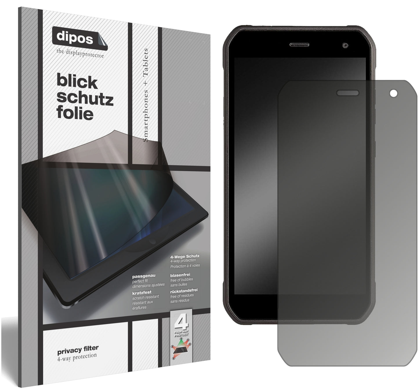 Blickschutzfolie für Cyrus CS 40 Freestyle matt Schutzfolie Privacy