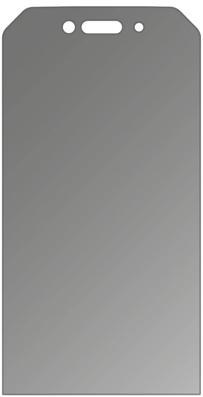 Blickschutzfolie für CAT S48c matt Schutzfolie Privacy