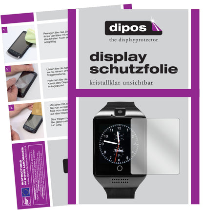 2x Schutzfolie klar für Tagobee TB02 Smartwatch Display-Schutzfolie