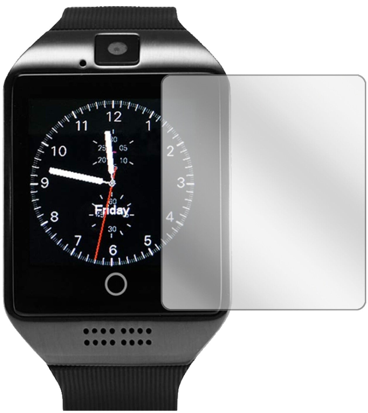 2x Schutzfolie klar für Tagobee TB02 Smartwatch Display-Schutzfolie