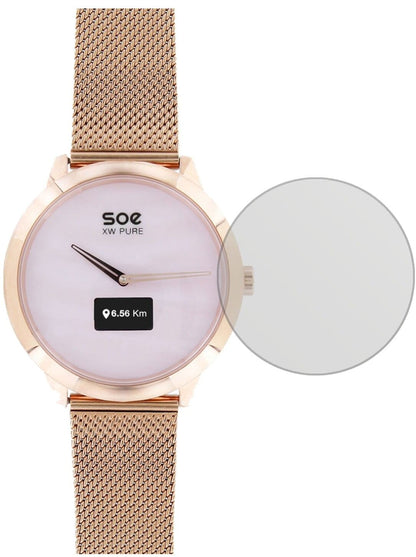 2x Screen Protector for X-WATCH SOE XW Pure Protection Anti Glare dipos