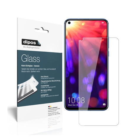 Klare Displayschutzfolie von dipos passend für Honor View 20, 9H kratzfest und blasenfrei montiert