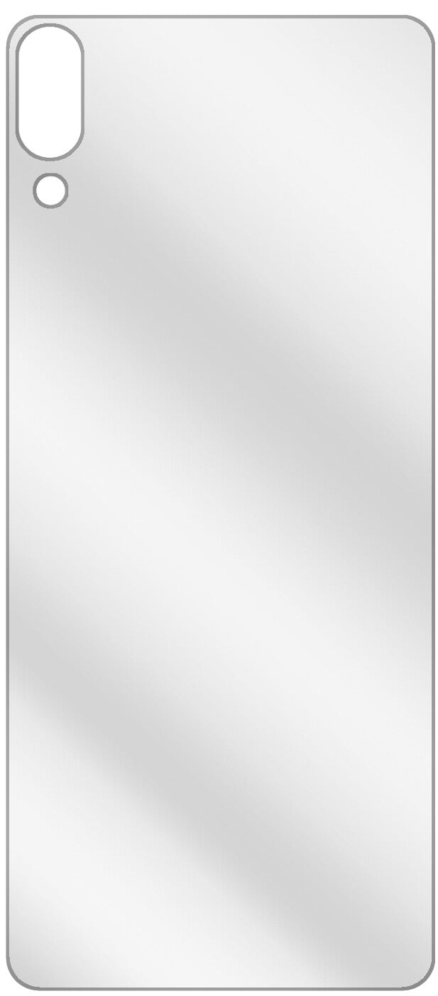 dipos Displayschutz für Huawei Y7 Pro (2019) Rückseite, transparente Oberfläche, geringe Dicke und perfekte Passform