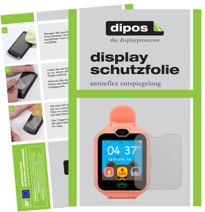 Matte Displayschutzfolie von dipos passend für Hangang Smart MT-6261, präziser Zuschnitt und blasenfrei montiert