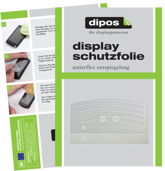 Matte Displayschutzfolie von dipos passend für Melitta Caffeo Solo E950 Tropfblech, präziser Zuschnitt und blasenfrei montiert