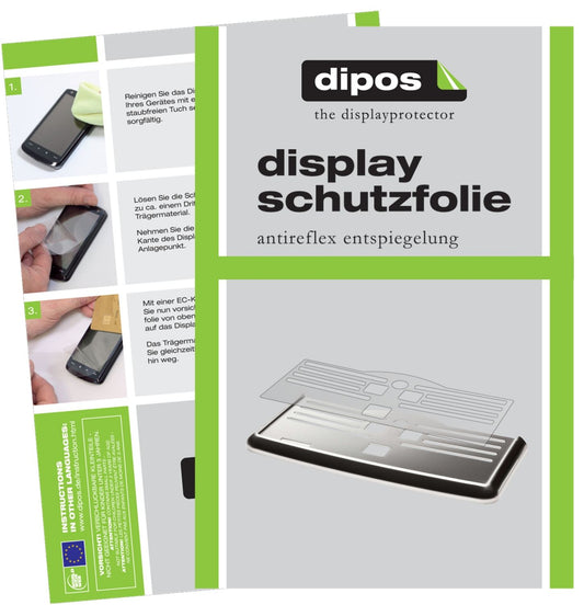 Matte Displayschutzfolie von dipos passend für Philips EP5934/10 Tropfblech, präziser Zuschnitt und blasenfrei montiert