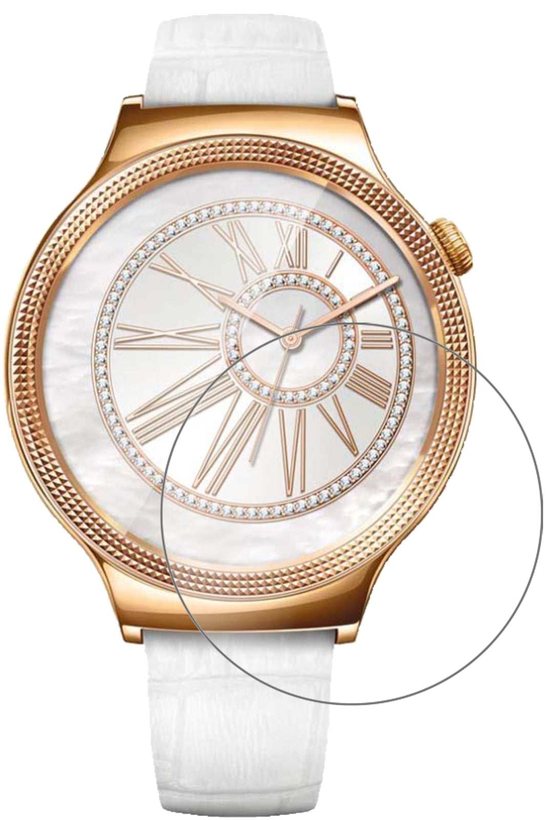 2x 9H Schutzfolie matt für Huawei Watch Jewel Panzerfolie