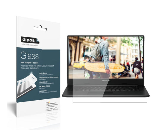 2x 9H Clear Screen Protector for Medion Akoya E6246 Notebook – Shatterproof, Crystal Clear