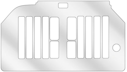 2x Screen Protector for Siemens EQ.6 TE605509DE Series 500 Cup tray cover