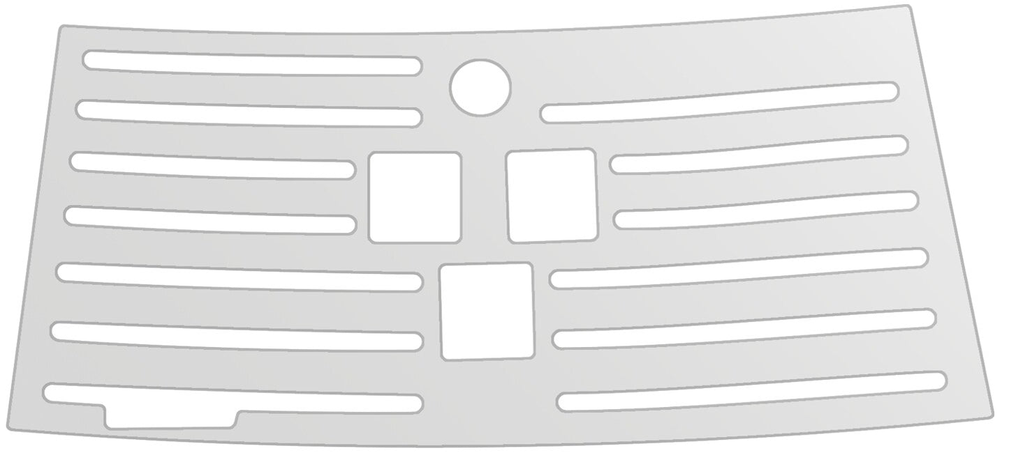 dipos Displayschutz für Philips EP3551/10 Tropfblech, mattierte Oberfläche, geringe Dicke und perfekte Passform