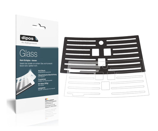 2x Screen Protector for Philips EP3551/00 Cup tray cover Flexible Glass 9H