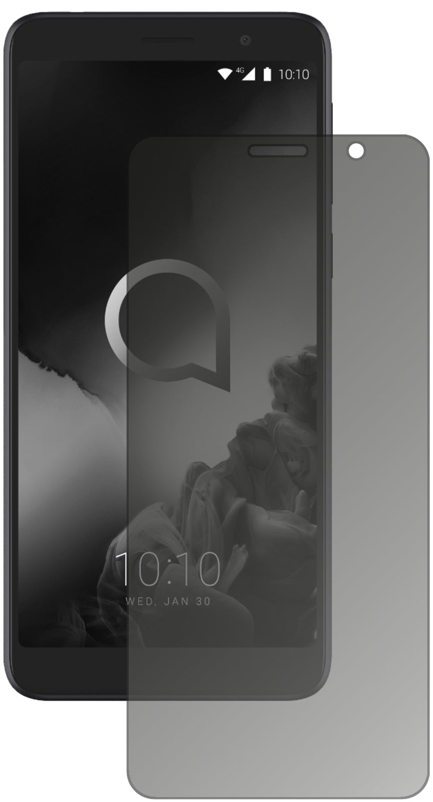 Blickschutzfolie für Alcatel 1C (2019) matt Schutzfolie Privacy