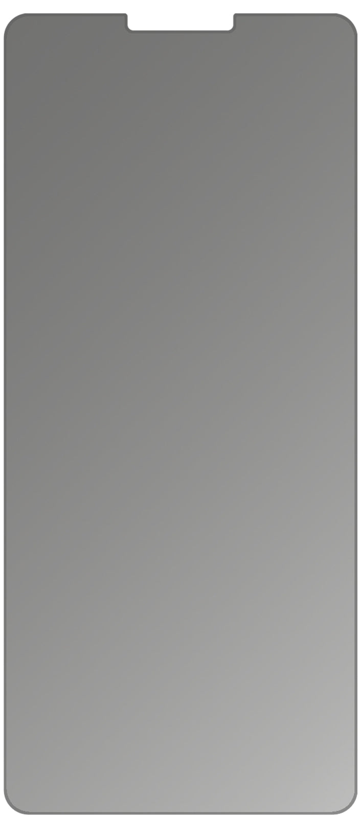 Blickschutzfolie für LG Q9 One matt Schutzfolie Privacy