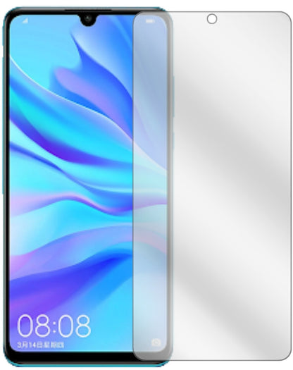 HuaweiNova 4e mit aufgebrachter dipos Displayschutzfolie, glasklare Darstellung ohne Einschränkungen