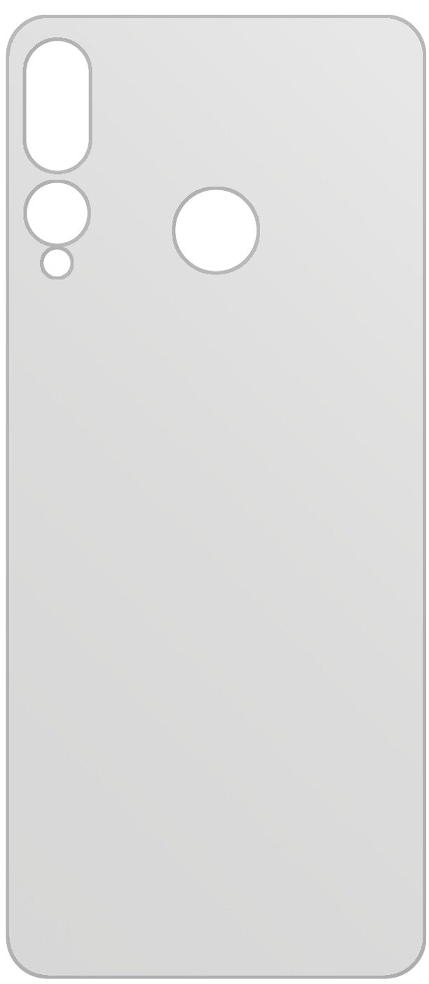 dipos Displayschutz für Huawei P Smart Plus (2019) Rückseite, mattierte Oberfläche, geringe Dicke und perfekte Passform