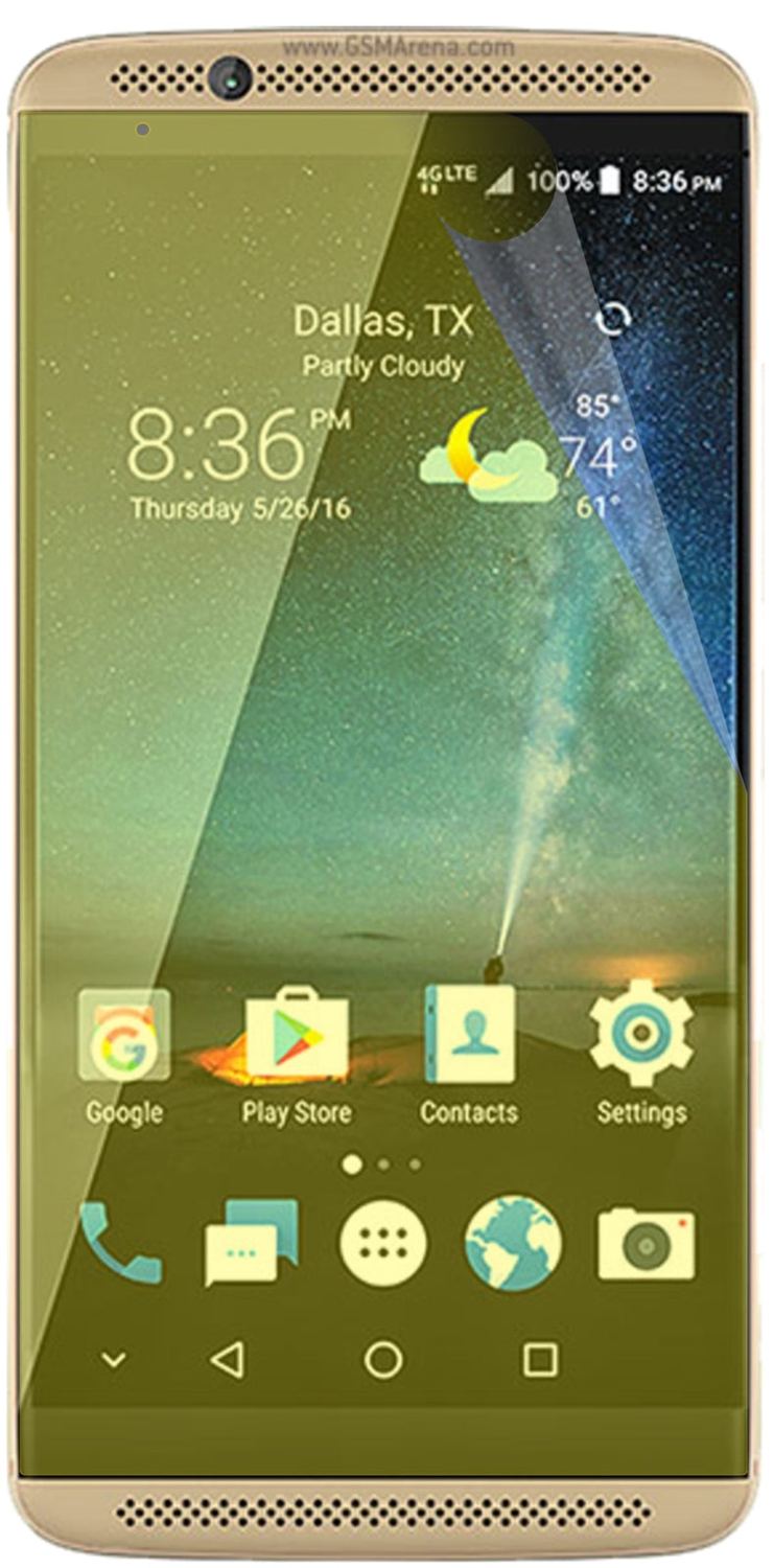 3x Full Cover Screen Protector for ZTE Axon 7 mini – Covers Curved Edges | dipos