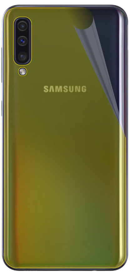 3x 3D Full Cover Schutzfolie für Samsung Galaxy A40 Rückseite
