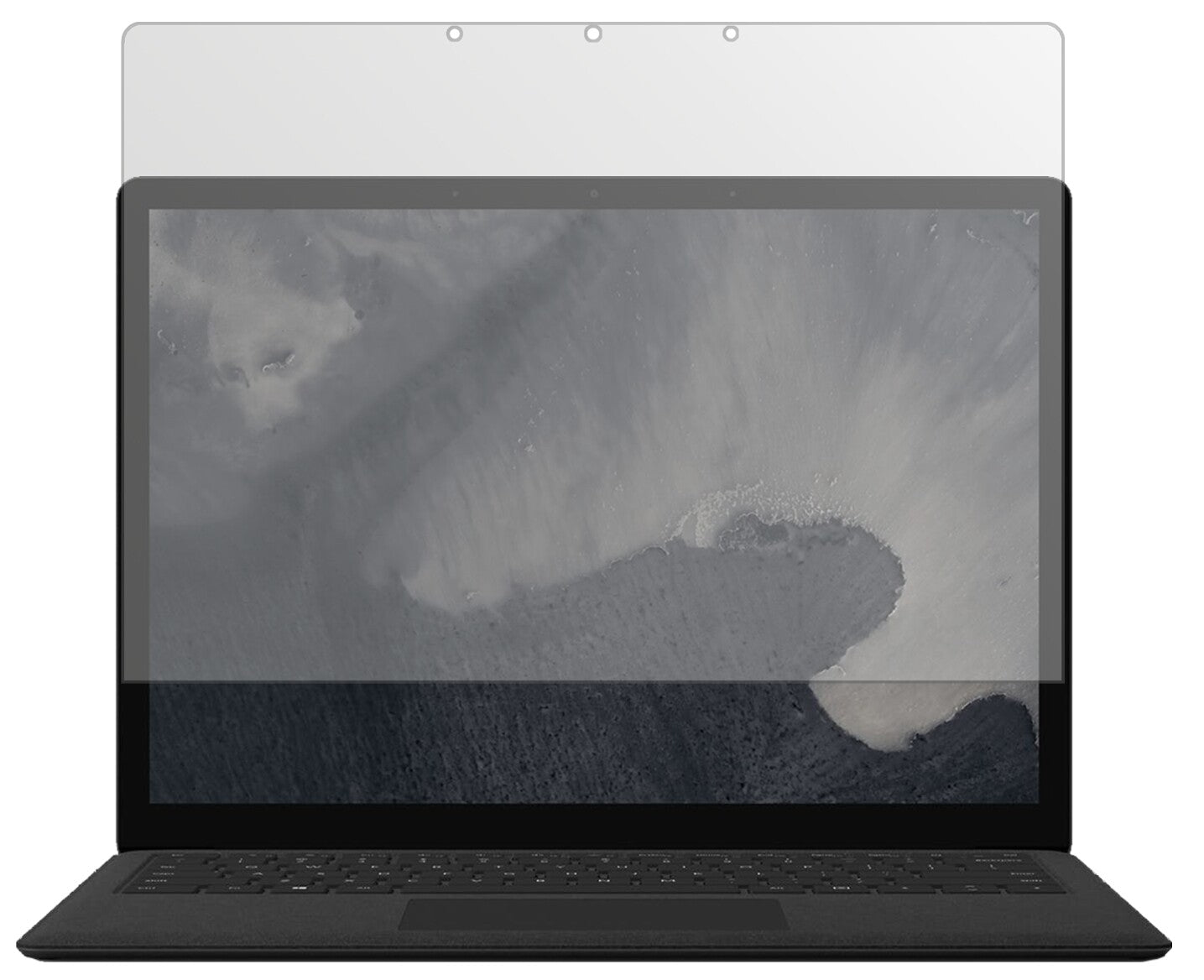 2x Schutzfolie matt für Microsoft Surface Laptop 2 13.5 Zoll Display-Schutzfolie