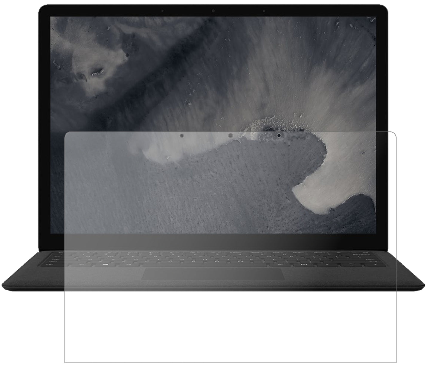 2x 9H Schutzfolie matt für Microsoft Surface Laptop 2 13.5 Zoll Panzerfolie