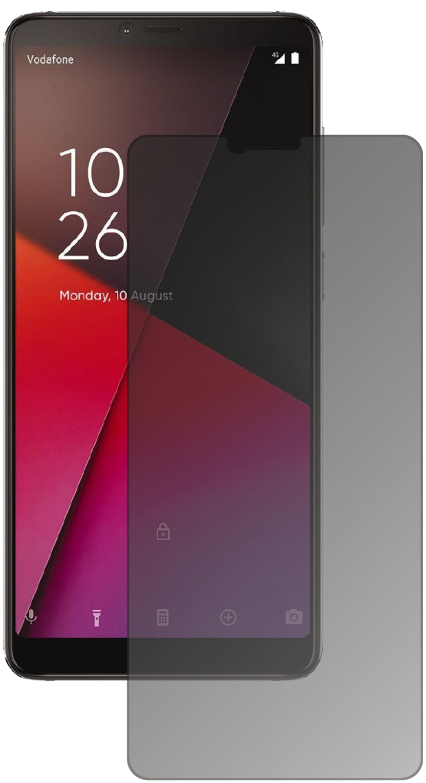 Blickschutzfolie für Vodafone Smart X9 matt Schutzfolie Privacy