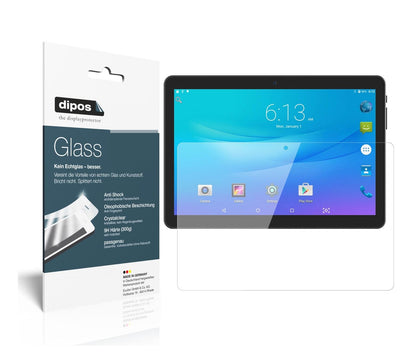 2x Screen Protector for Lectrus 10.1 Zoll Tablet Flexible Glass 9H dipos