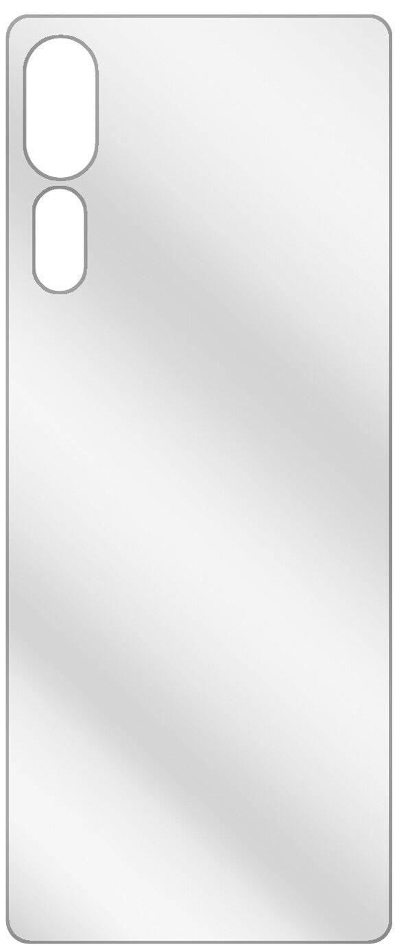dipos Displayschutz für ZTE Axon 10 Pro 5G Rückseite, transparente Oberfläche, geringe Dicke und perfekte Passform
