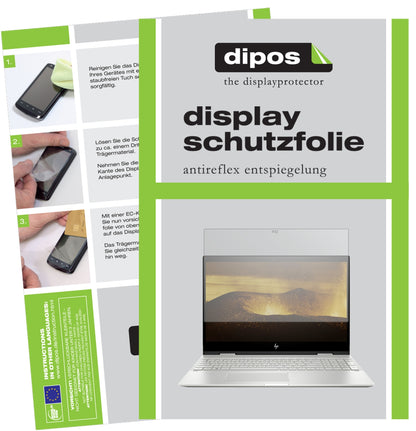 2x Schutzfolie matt für HP Envy X360 13.3 Zoll Display-Schutzfolie