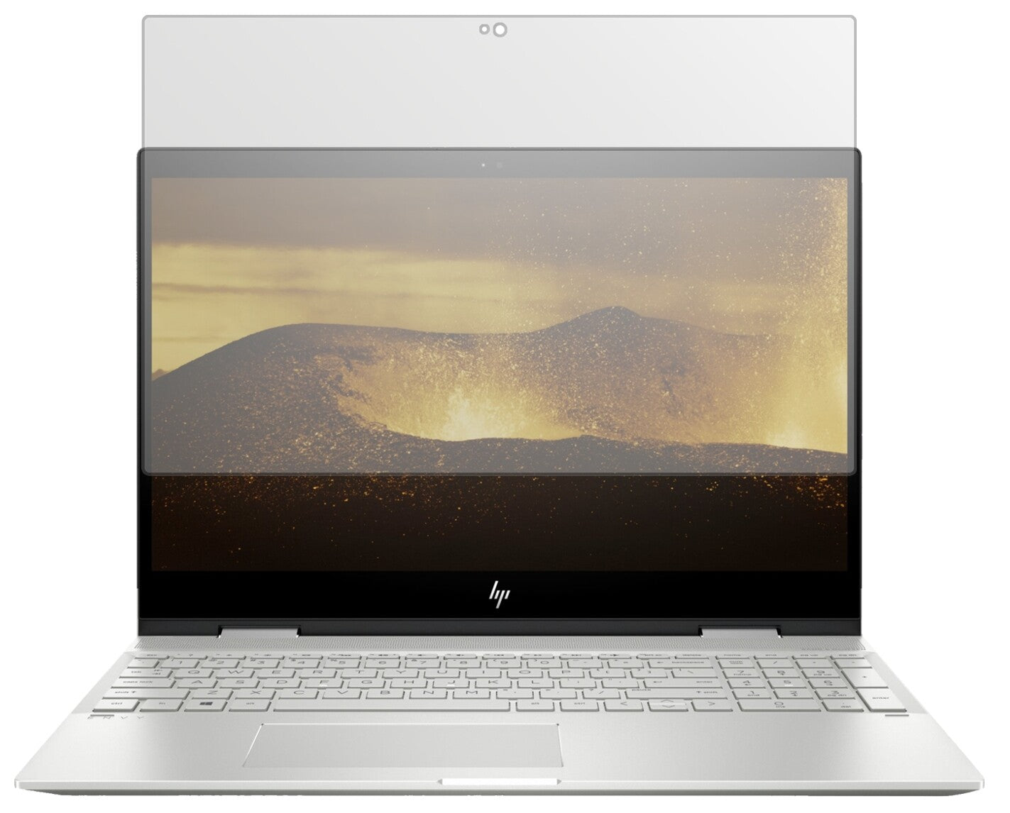 2x Schutzfolie matt für HP Envy X360 13.3 Zoll Display-Schutzfolie