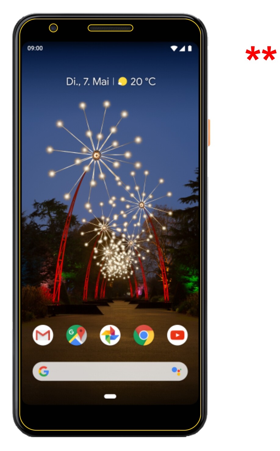 dipos Displayschutz für Google Pixel 3a XL, mattierte Oberfläche, robuste Festigkeit und perfekte Passform