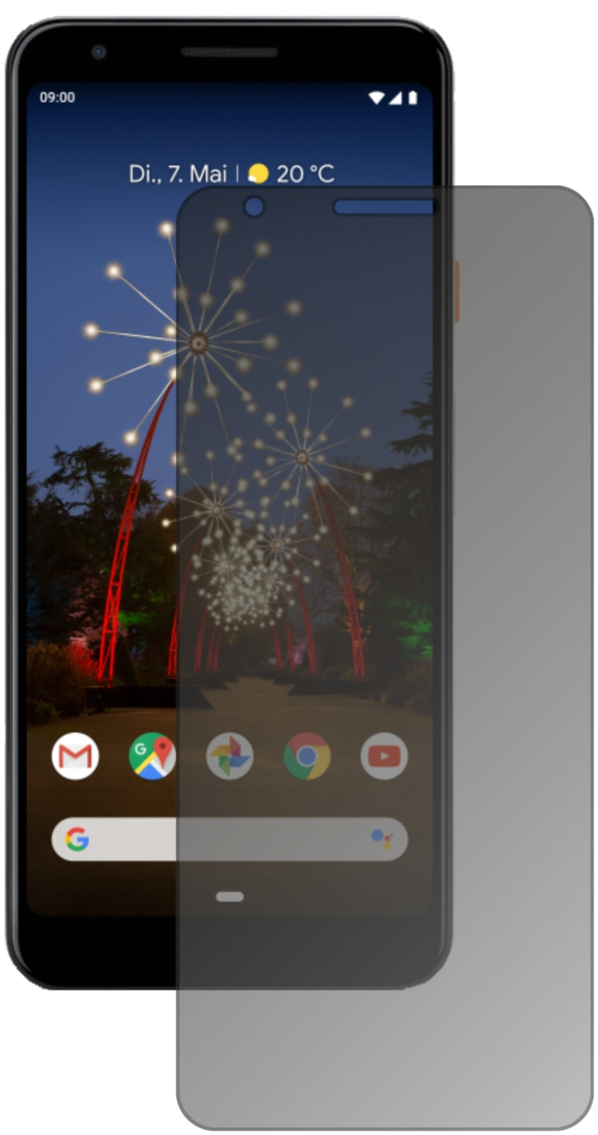 Blickschutzfolie für Google Pixel 3a XL matt Schutzfolie Privacy