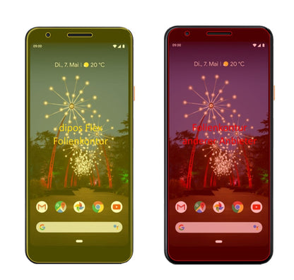 3x Screen Protector for Google Pixel 3a XL Protective Film covers 100% Flex