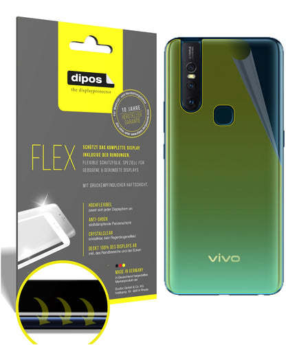 3x 3D Full Cover Schutzfolie für Vivo S1 Rückseite