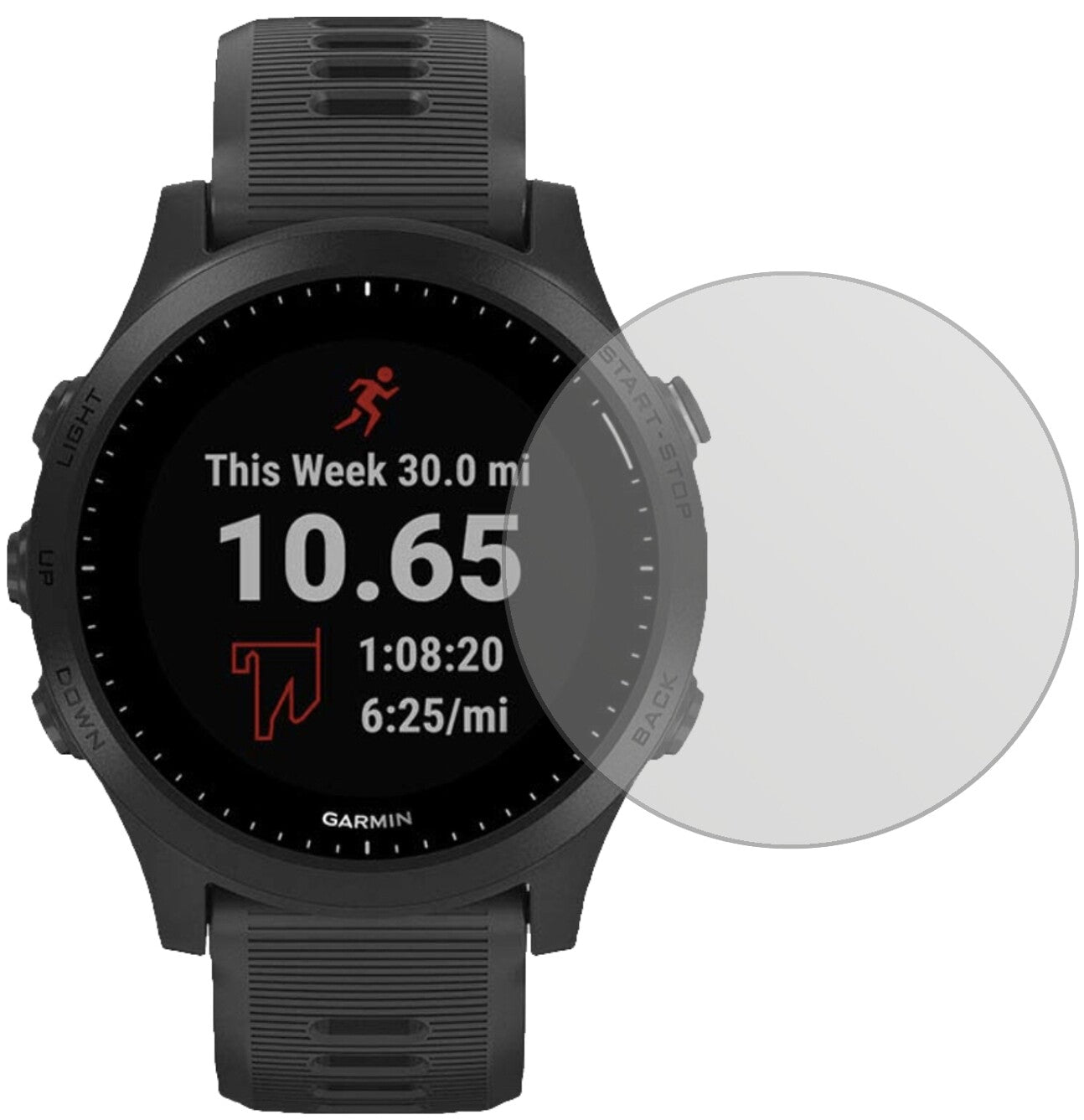 6x Schutzfolie matt für Garmin Forerunner 245 Display-Schutzfolie