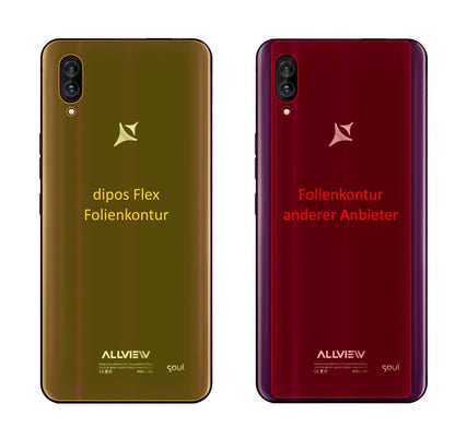 3x Screen Protector for Allview Soul X6 Xtreme back Protective Film covers 100%