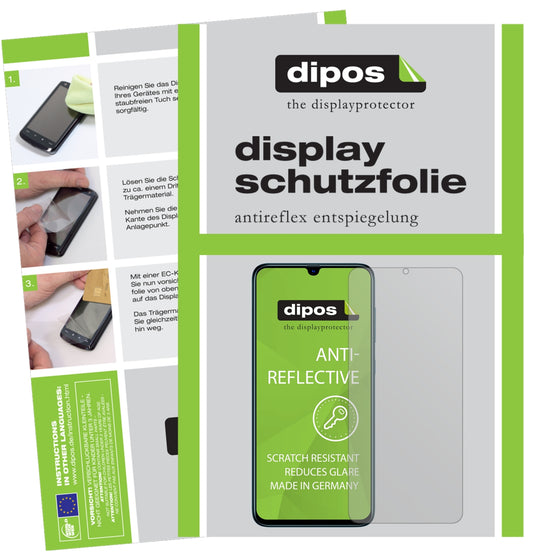 6x Schutzfolie matt für Samsung Galaxy A70 Display-Schutzfolie