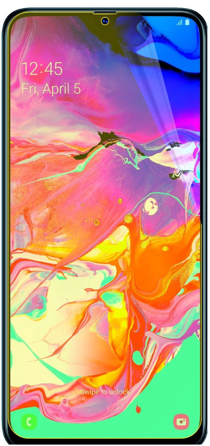 3x Screen Protector for Samsung Galaxy A70 Protective Film covers 100% Flex