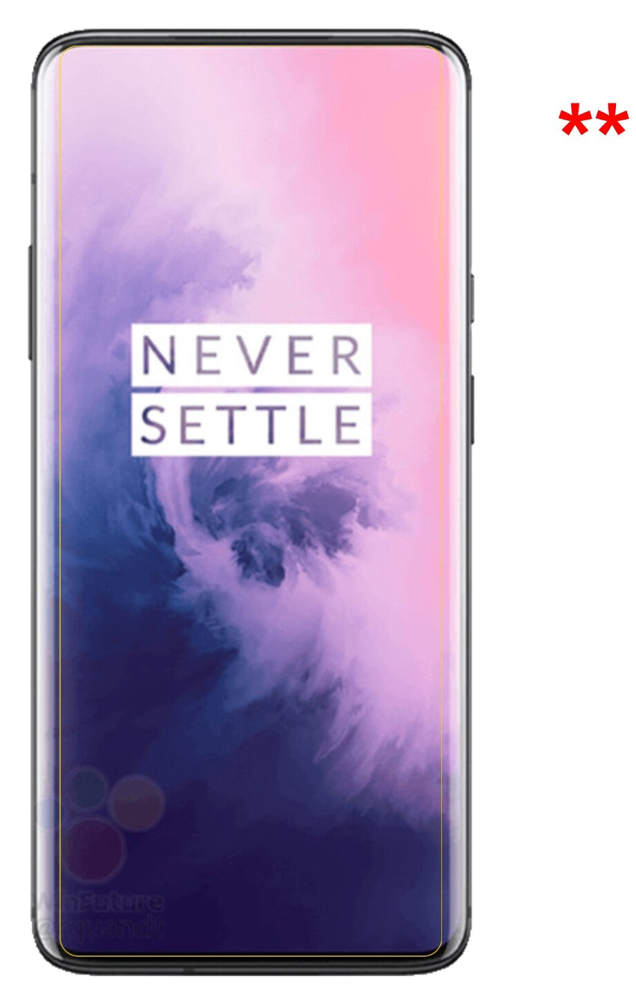 Dünne und klare Folie passend zugeschnitten für OnePlus 7 Pro