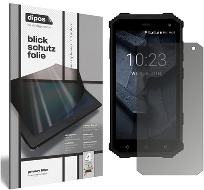 Blickschutzfolie für Prestigio Muze G7 matt Schutzfolie Privacy
