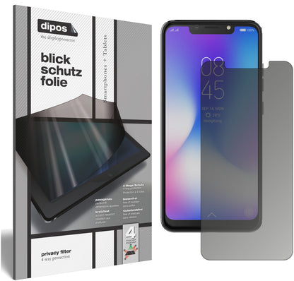 Blickschutzfolie für Tecno Camon 11 Pro matt Schutzfolie Privacy