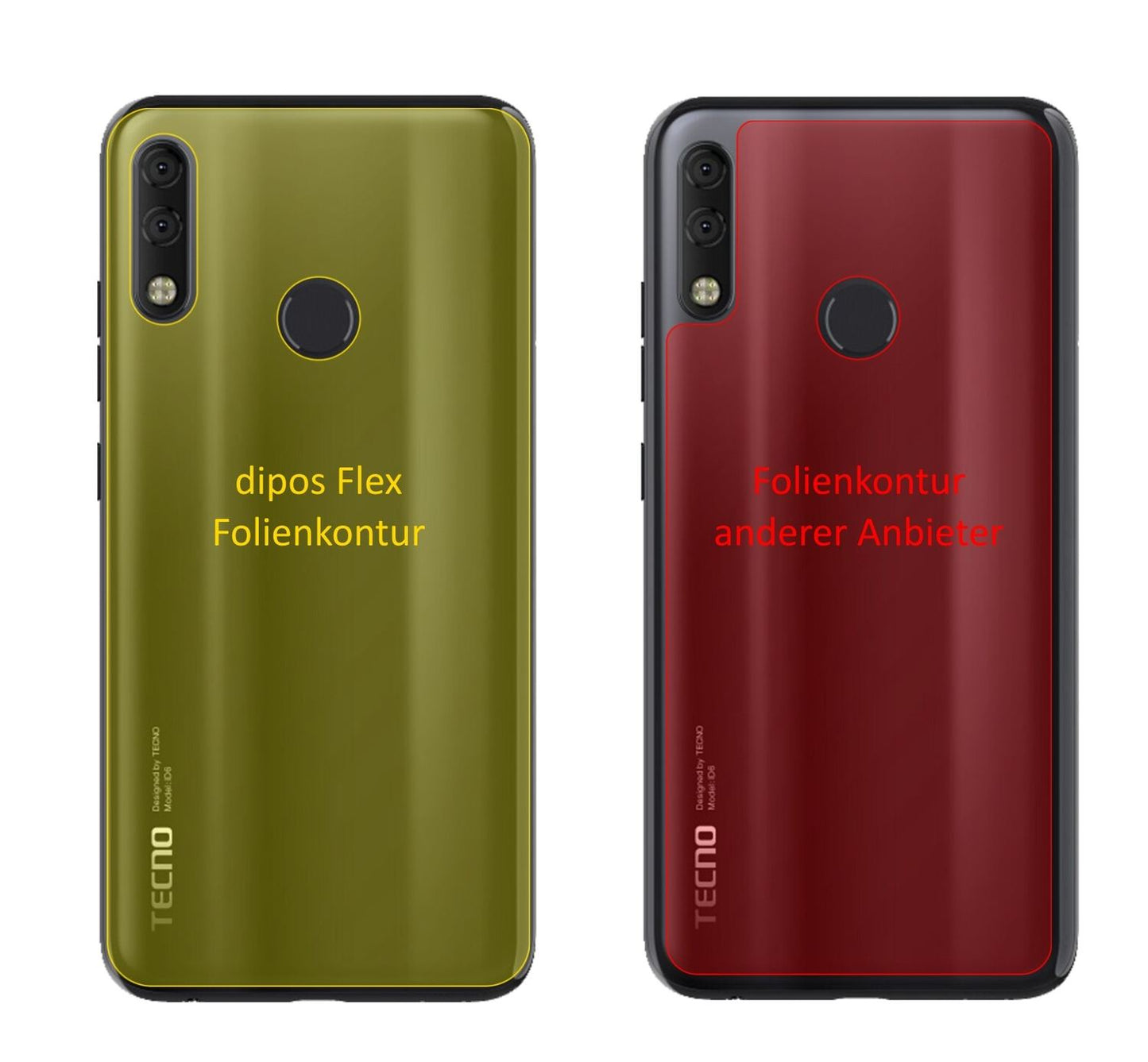3x Screen Protector for Tecno Camon 11 Pro back Protective Film covers 100%