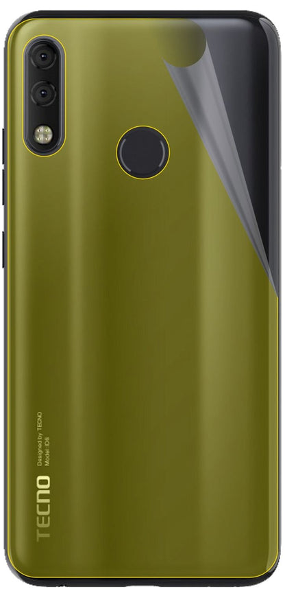 3x Full Cover Back Protector for Tecno Camon 11 Pro – Covers Curved Edges | dipos