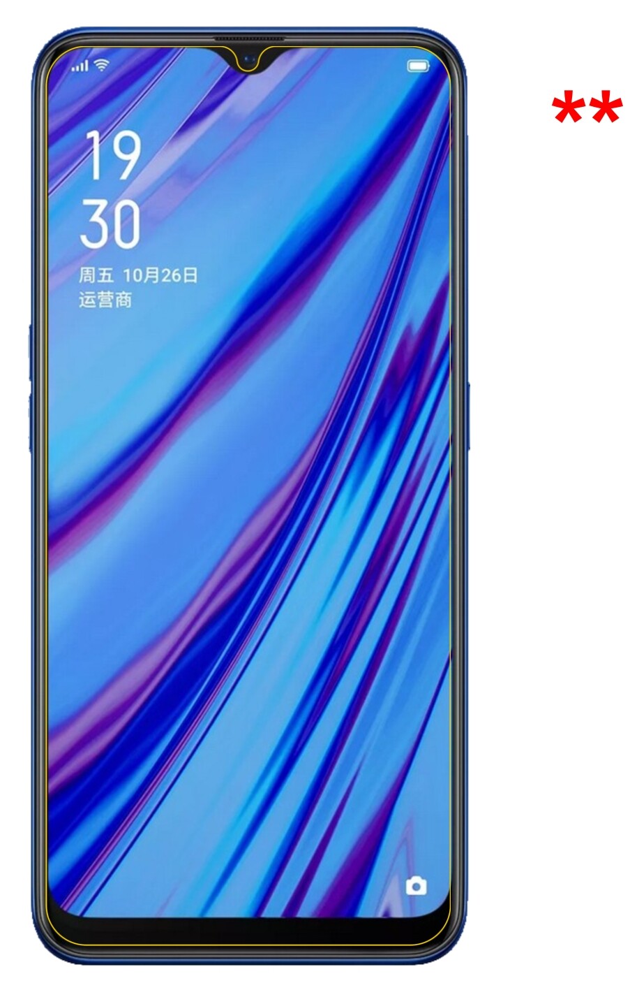 Dünne und klare Folie passend zugeschnitten für Oppo A9