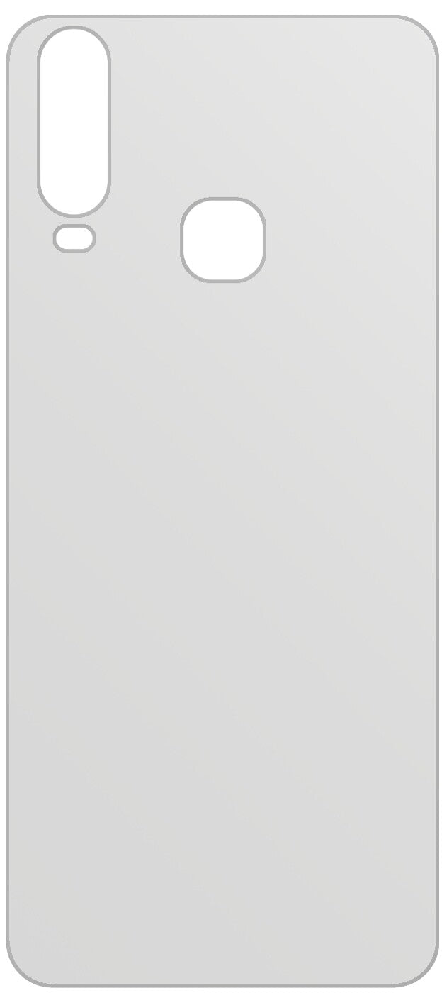 dipos Displayschutz für Vivo Y17 Rückseite, mattierte Oberfläche, geringe Dicke und perfekte Passform