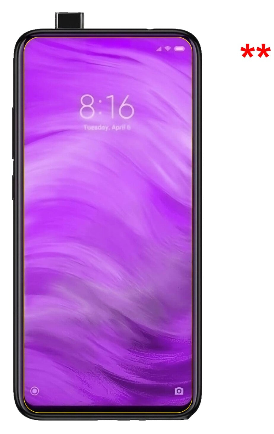 dipos Displayschutz für Xiaomi Redmi K20 Pro, mattierte Oberfläche, robuste Festigkeit und perfekte Passform
