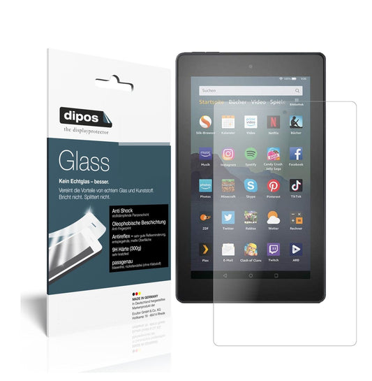 2x Screen Protector for Amazon Fire 7 Tablet 9. Generation (2019) matte Flexible