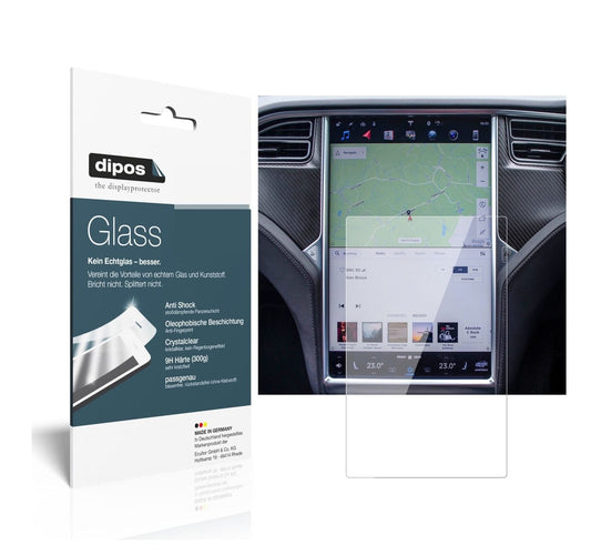2x Screen Protector for Tesla Modell X Flexible Glass 9H dipos