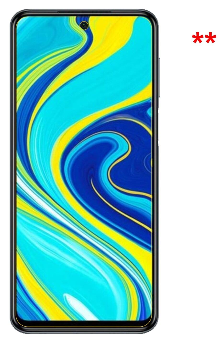 2x Screen Protector for Xiaomi Redmi Note 9 Pro Protection Crystal Clear dipos
