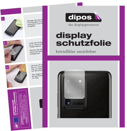 6x Schutzfolie klar für Samsung Galaxy S20 Ultra 5G Kameralinse Display-Schutzfolie